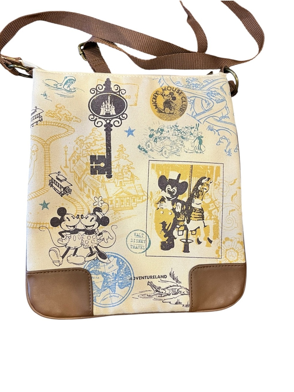 DISNEY PARKS Mickey/Minnie Crossbody Bag